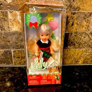 NWT - BARBIE Kelly club Holiday Party doll 2005